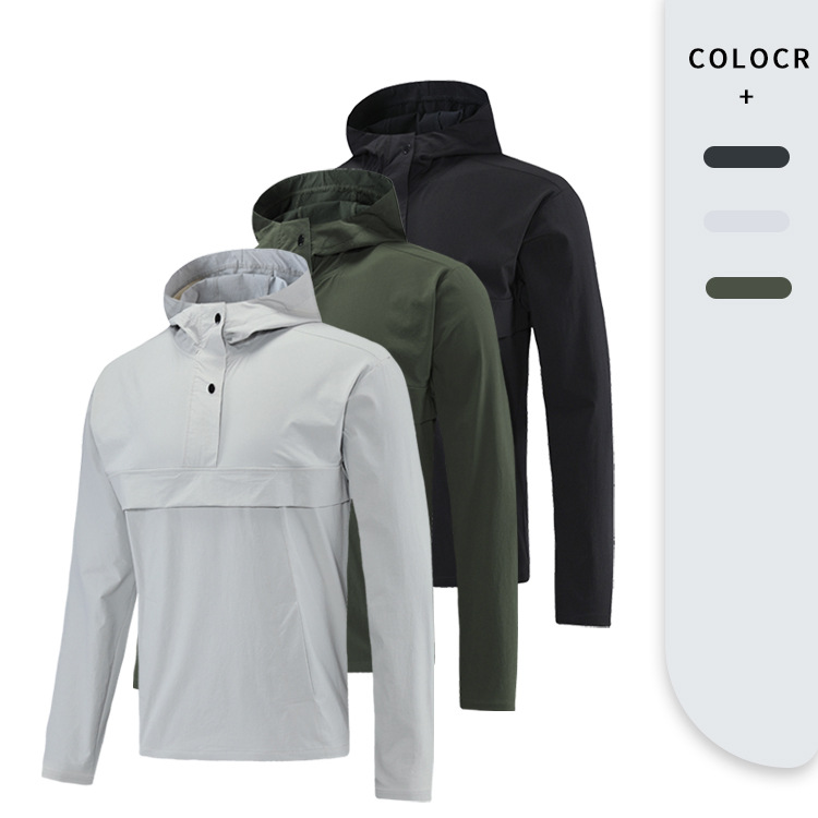 Jogging workout clothes windbreaker jacket for men sport Pullover Men S Hoodie custom logo mens tracksuit 2022
