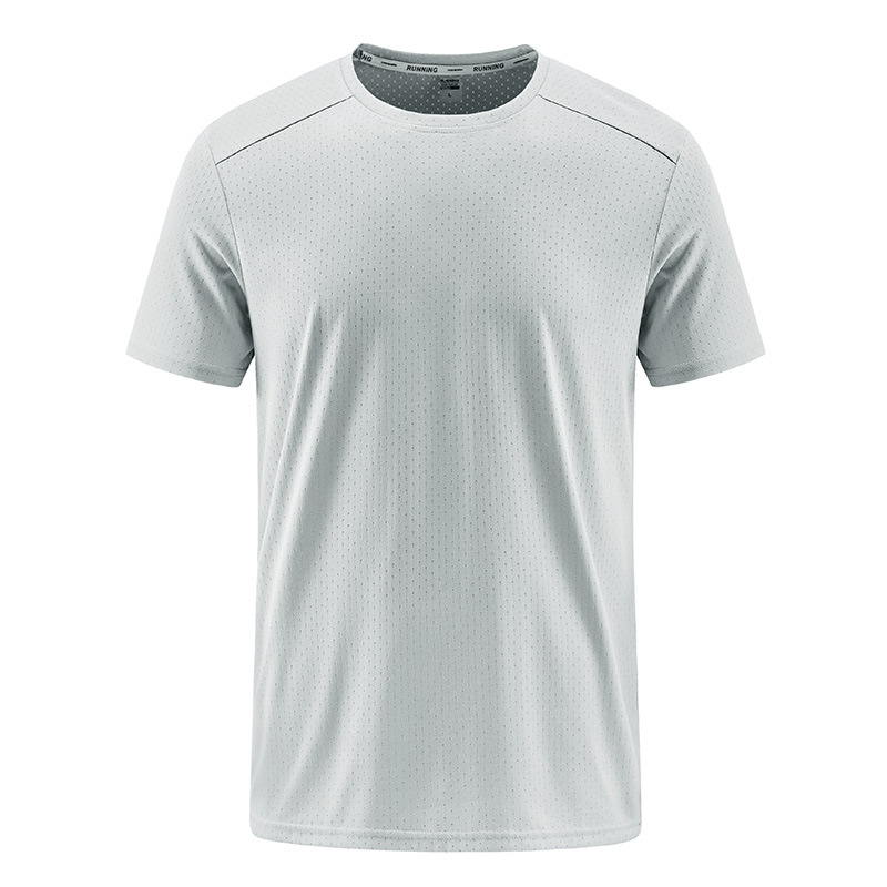 High Quality Athletic Quick Dry 100% Polyester Custom Gym Clothing Relaxed Fit Workout Fitness Sports Men T Shirts