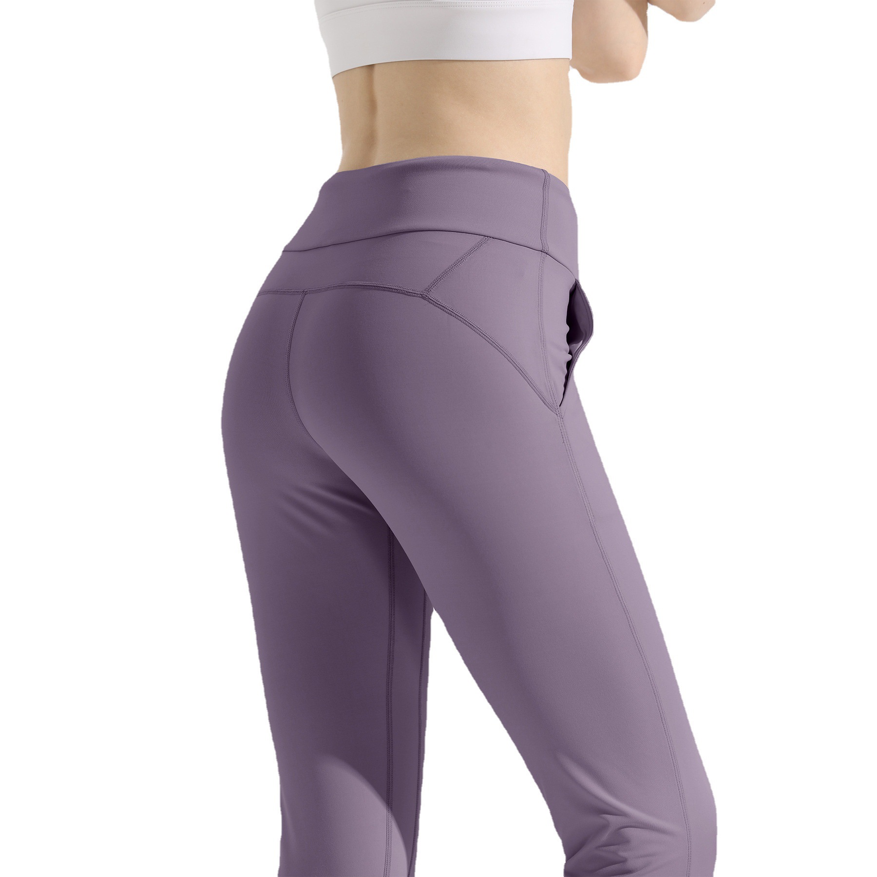 New Wholesale Gym Clothes Workout Sportswear Tight Trousers Pants High Waist Fitness Yoga Running Leggings Women